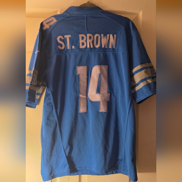 Nike Other - Amon-Ra St. Brown Nike Lions fancy jersey adult small Good Condition #14 Sewn on